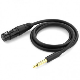 UGREEN AV131 Jack 6 3 mm to XLR Female AV Cable, 2 m Black 20719