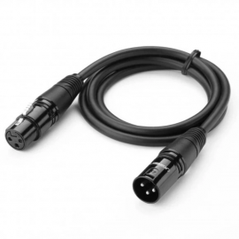UGREEN AV130 XLR Male to Female Microphone Cable, 1 m Black 20708