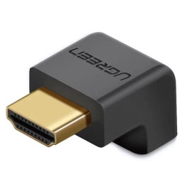 UGREEN HD112 HDMI Male to Female Angled Adapter-Down Black (20109)
