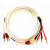 Atlas Element Bi-Wire с бананами Z Gold plugs - 2 х 2.5м