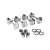 FENDER DELUXE "F" STAMP BASS TUNING MACHINE SET - LEFT-HANDED