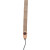 FENDER GUITAR STRAP COTTON LEATHER OVAL W LOGO TAN