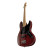 FENDER AMERICAN STANDARD SANDBLASTED LTD EDITION JAZZ BASS MN CRIMSON SATIN