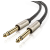 UGREEN AV128 6 3 mm to 6 3 mm Audio Cable Braided, 1 m Gray 10636