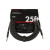 FENDER CABLE DELUXE SERIES 25' BLACK TWEED