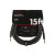 FENDER CABLE DELUXE SERIES 15' BLACK TWEED