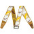 FENDER 2" WEIGHLESS MONOGRAMMED STRAP WHITE/BROWN/YELLOW