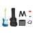 SQUIER by FENDER AFFINITY SERIES STRAT PACK HSS LAKE PLACID BLUE
