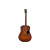 FENDER PD-220E DREADNOUGHT ALL MAHOGANY WITH CASE AGED COGNAC BURST