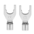 AUDIOQUEST spc Crimp P10M/S Silver Spade SET/4