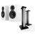 Acoustic Energy AE500s & Stands package Piano Gloss White Piano