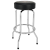 FENDER 30" CUSTOM SHOP CHEVRON LOGO BARSTOOL, BLACK/CHROME