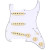 Fender Pre-Wired Strat Pickguard Original '57/'62 Sss Parchent