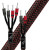 AUDIOQUEST Pair 2.5m ROCKET 33 SBW BAN/S