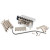 FENDER PURE VINTAGE STRATOCASTER TREMOLO ASSEMBLY CHROME
