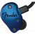 FENDER FXA2 IN-EAR MONITORS METALLIC BLUE