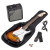 SQUIER by FENDER STRATOCASTER PACK LR BROWN SUNBURST GIG BAG 10G - 230V EU