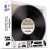Retro Musique Vinyl Record Cleaning Kit In Round Tin - Black/Silver