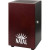 NATAL DRUMS CJAN-L-SW-BR CAJON LARGE BLACK WITH DARK RED PANEL