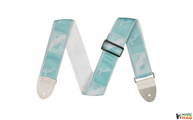 FENDER 2" MONOGRAMMED STRAP DAPHNE BLUE