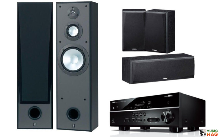 Yamaha Kino SYSTEM 485 (RX-V485 + NS-8390 + NS-P51) Black