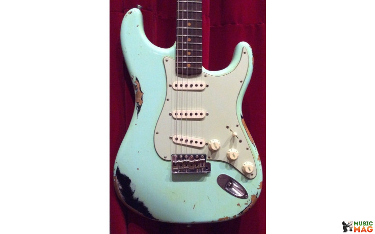 FENDER CUSTOM SHOP 1962 STRAT HEAVY RELIC RW FD SRF/B