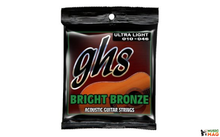 GHS STRINGS BRIGHT BRONZE SET