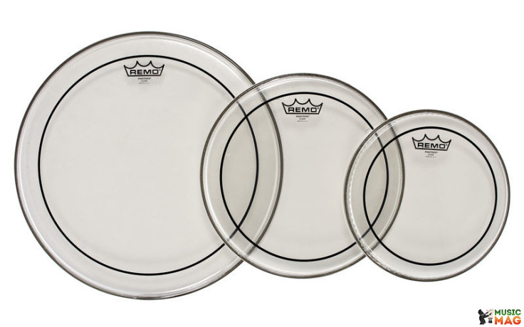 REMO Tom Pack (10",12",16" Clear PS), Export Only