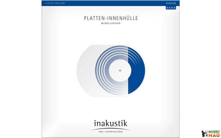 Inakustik Premium LP Sleeves antistatic Paper/HDPE 25 pcs