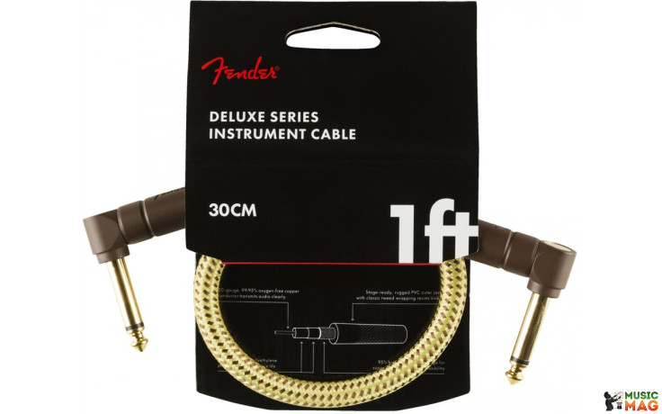 FENDER CABLE DELUXE SERIES 1' TWEED