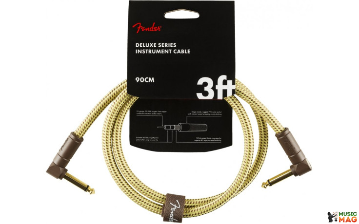 FENDER CABLE DELUXE SERIES 3' TWEED