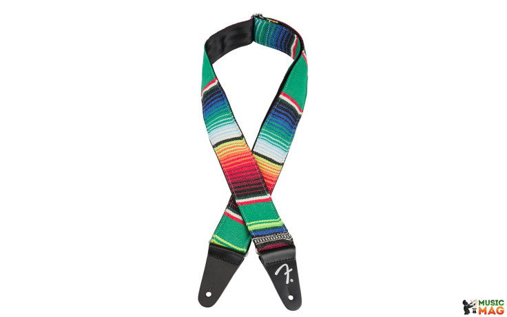 FENDER 2" SERAPE STRAP GREEN MULTI