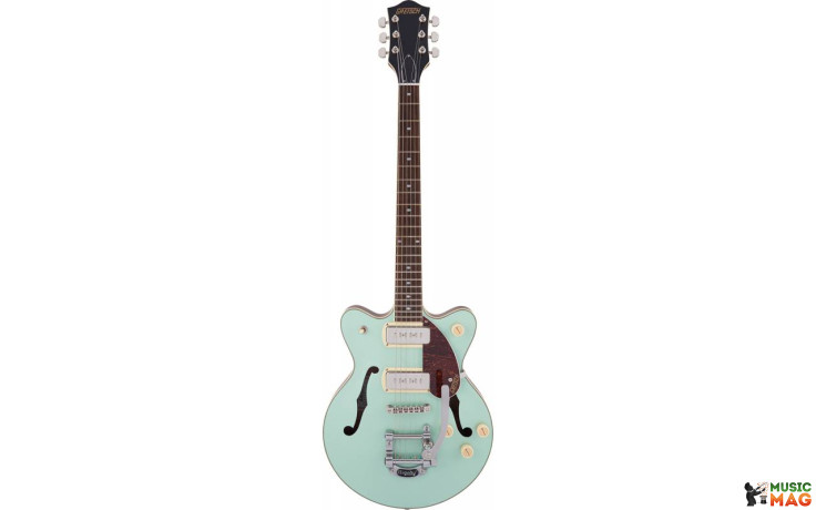 GRETSCH G2655T-P90 STREAMLINER CENTER BLOCK JR. DOUBLE-CUT P90 WITH BIGSBY MINT METALLIC