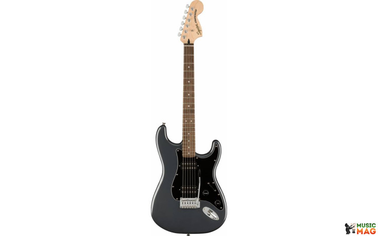 SQUIER by FENDER AFFINITY SERIES STRATOCASTER HH LR CHARCOAL FROST METALLIC