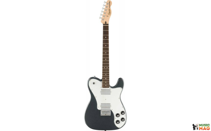 SQUIER by FENDER AFFINITY SERIES TELECASTER DELUXE HH LR CHARCOAL FROST METALLIC
