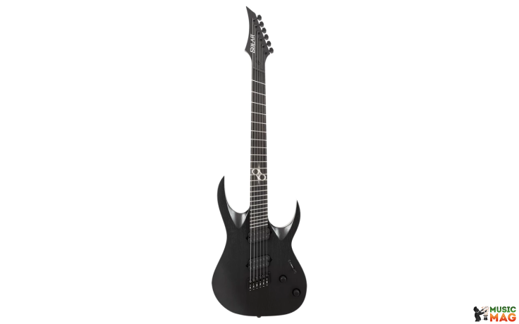 SOLAR GUITARS A1.6BOP-FF BLACK OPEN PORE MATTE