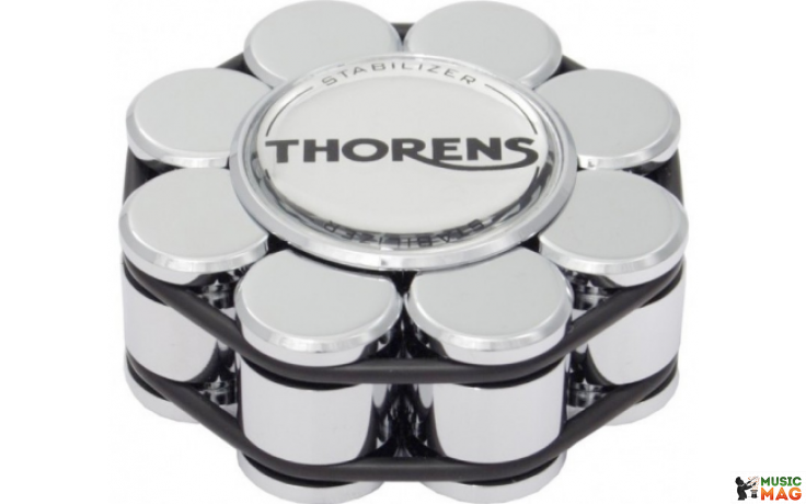 Thorens Stabilizer Chrome in Wooden Box