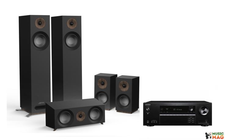 Onkyo TX-SR393 Black + Jamo S 805 HCS