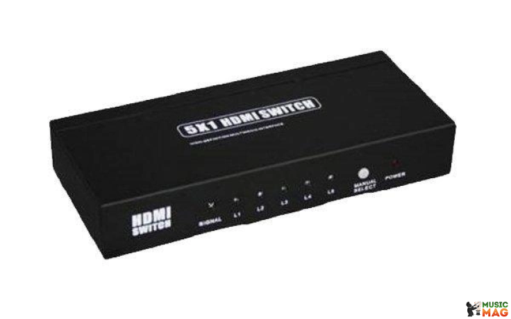 GOLDKABEL HDMI Switch 5-inputs