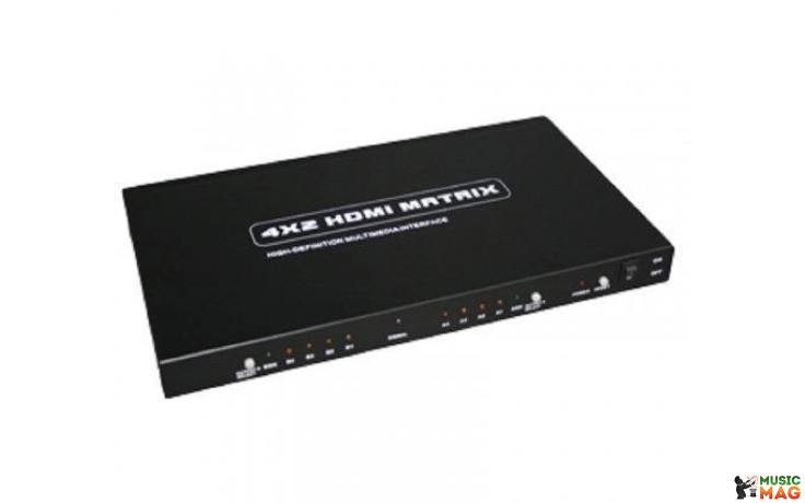 GOLDKABEL HDMI Matrix 4 x IN - 2 x OUT