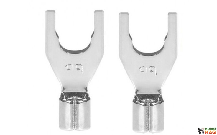 AUDIOQUEST spc Crimp P10M/S Silver Spade SET/4