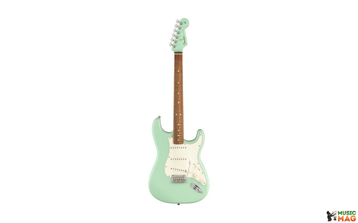 FENDER PLAYER STRATOCASTER PF SURF GREEN w/MATCHING HEADSTOCK LTD