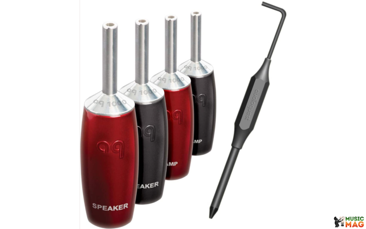 AUDIOQUEST spc 1007 Series Banana Silver set of 6