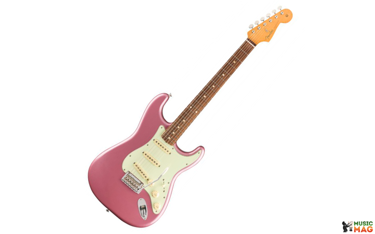 FENDER VINTERA '60s STRATOCASTER MODIFIED PFN BURGUNDY MIST METALLIC
