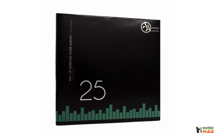 Audio Anatomy 25 X 12" PVC Outer Sleeves 100 Micron