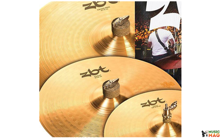 ZILDJIAN ZBT 3 STARTER 2009 BONUS BOX SET, Includes free 14" ZBT Crash