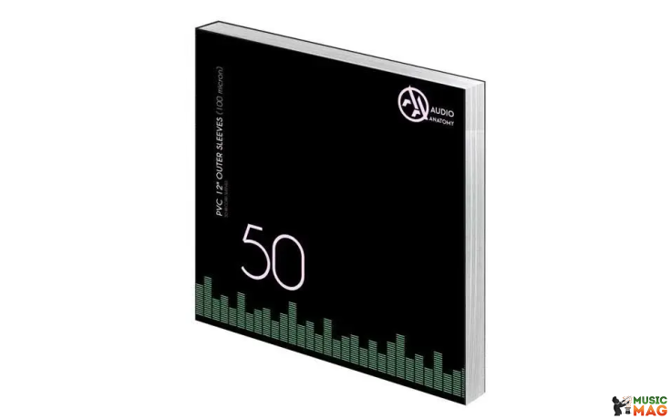 Audio Anatomy 50 X 12" PVC Outer Sleeves 100 Micron