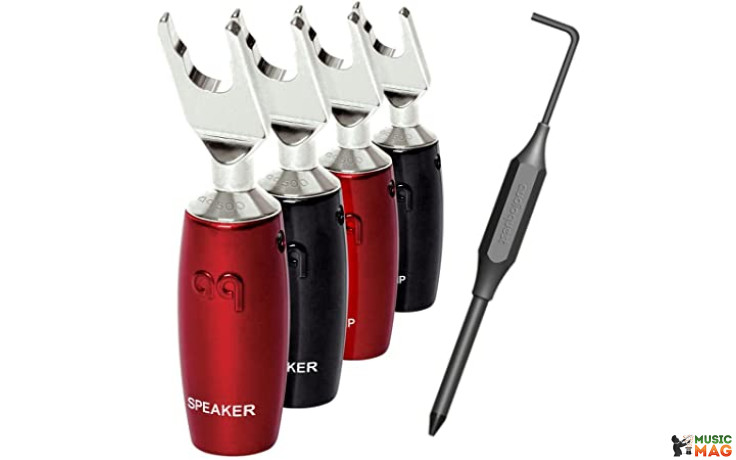 AUDIOQUEST spc 507 Series Multi-Spade Silver set of 4