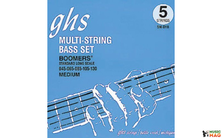 GHS STRINGS BOOMERS BASS SET