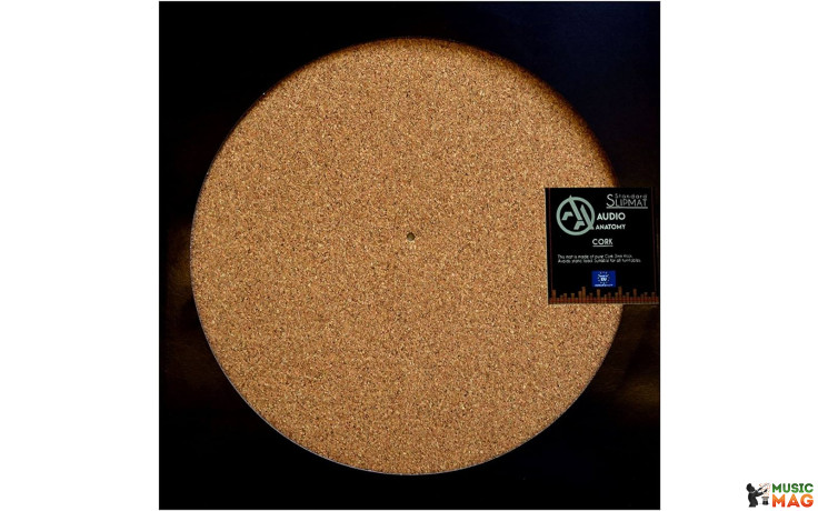 Audio Anatomy Slipmat Cork - Diameter 295 Mm - Thickness 3Mm